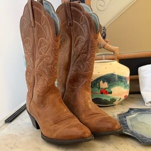 Brown Western Leather Boots